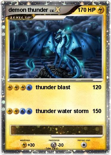 Pokemon demon thunder