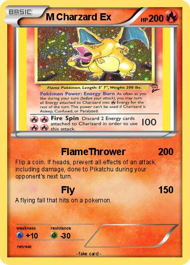 Pokemon M Charzard Ex