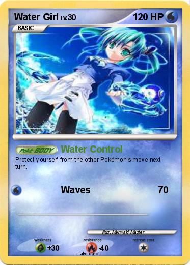 Pokemon Water Girl