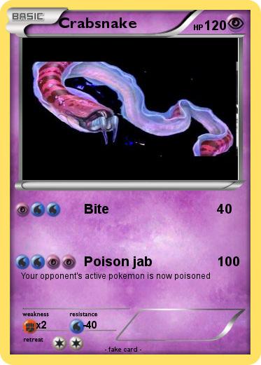 Pokemon Crabsnake