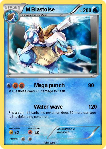Pokemon M Blastoise