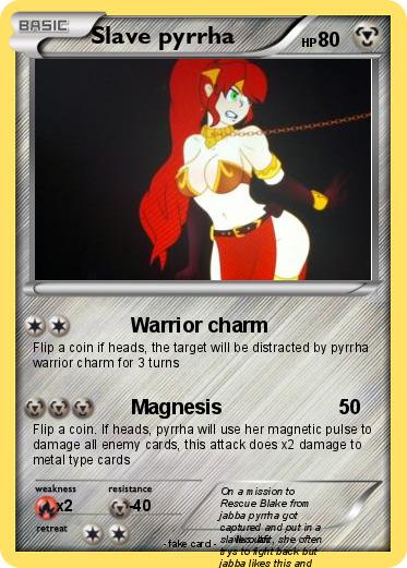 Pokemon Slave pyrrha