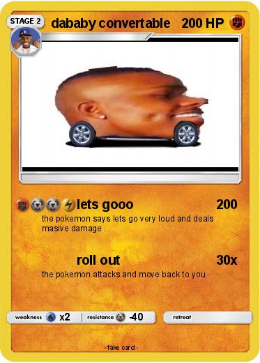 Pokemon dababy convertable