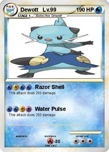 Pokemon Dewott   Lv.99