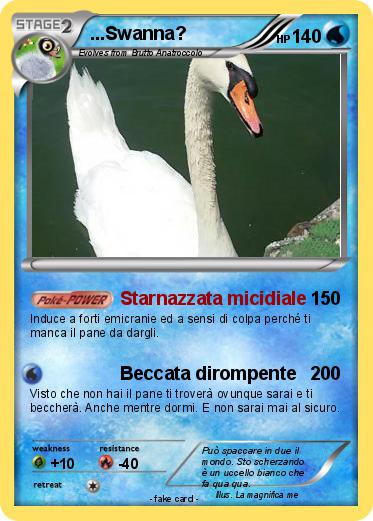 Pokemon ...Swanna?