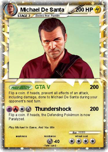 Pokemon Michael De Santa