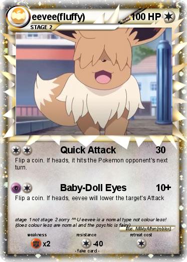 Pokemon eevee(fluffy)