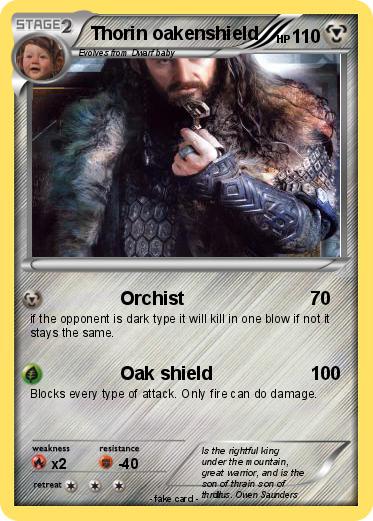 Pokemon Thorin oakenshield