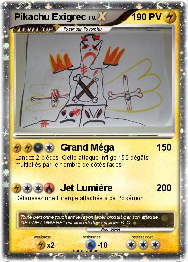 Pokemon Pikachu Exigrec