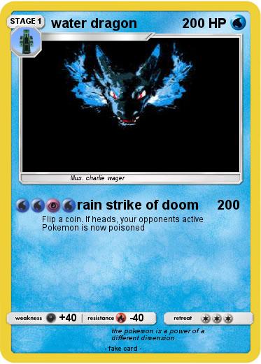 Pokemon water dragon