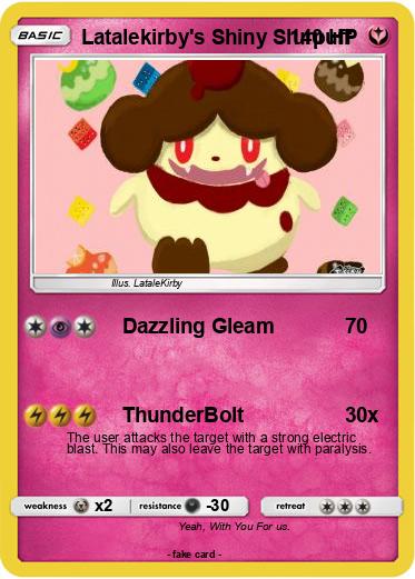 Pokemon Latalekirby's Shiny Slurpuff