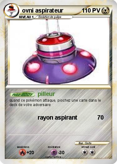 Pokemon ovni aspirateur