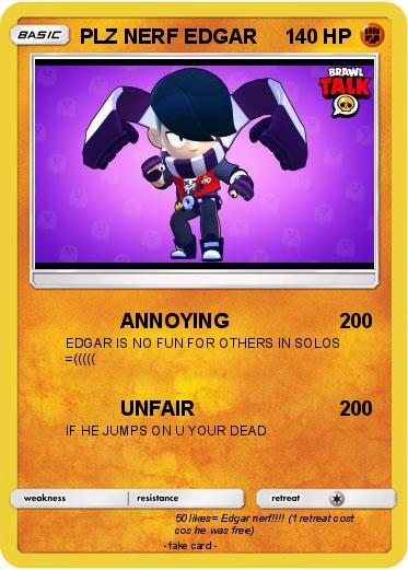 Pokemon PLZ NERF EDGAR