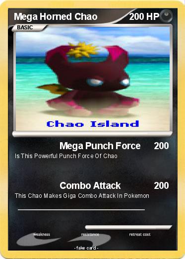 Pokemon Mega Horned Chao
