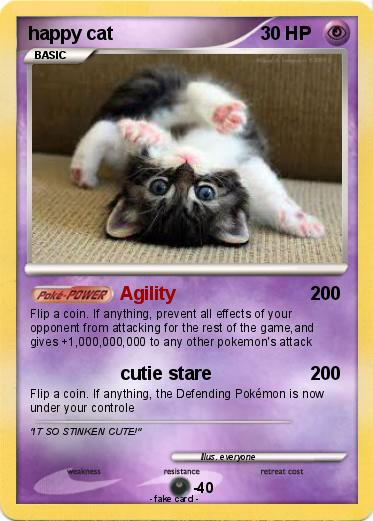 Pokemon happy cat