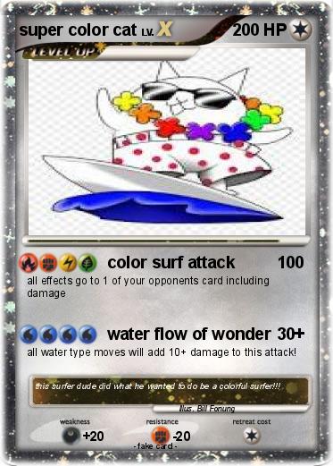 Pokemon super color cat