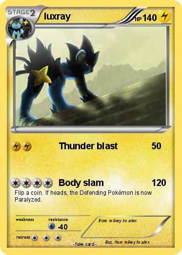 Pokemon luxray