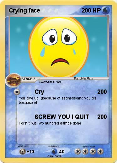 Pokemon Crying face
