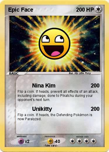 Pokemon Epic Face