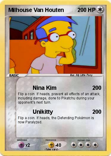 Pokemon Milhouse Van Houten