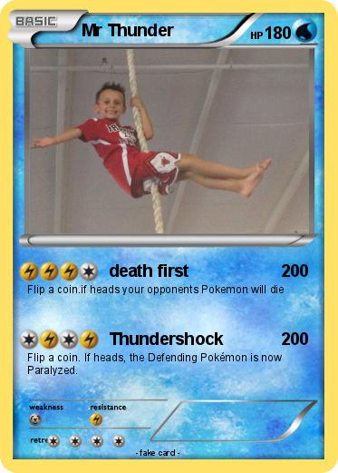 Pokemon Mr Thunder