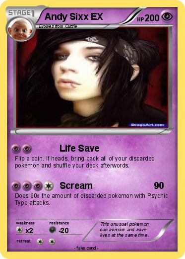 Pokemon Andy Sixx EX