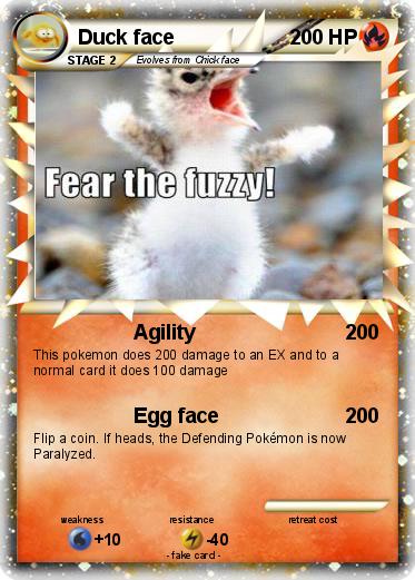 Pokemon Duck face
