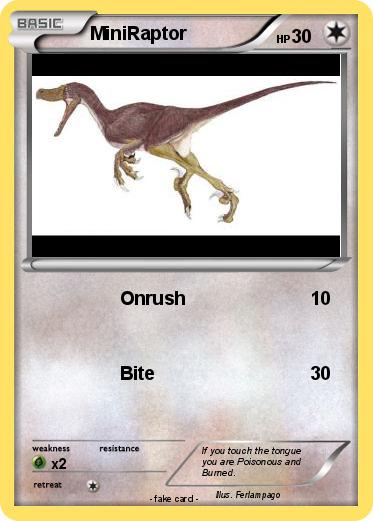 Pokemon MiniRaptor