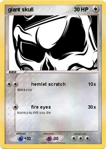 Pokemon giant skull