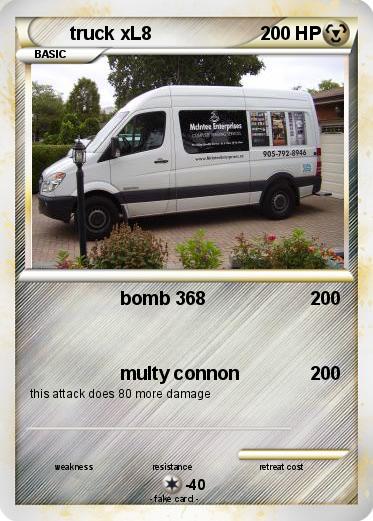 Pokemon truck xL8