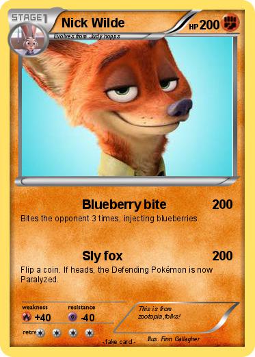 Pokemon Nick Wilde