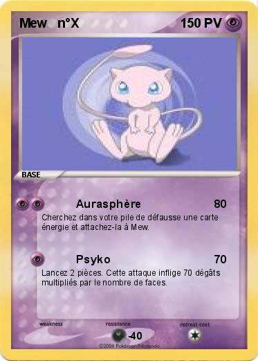 Pokemon Mew   n°X