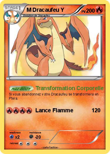 Pokemon M Dracaufeu Y