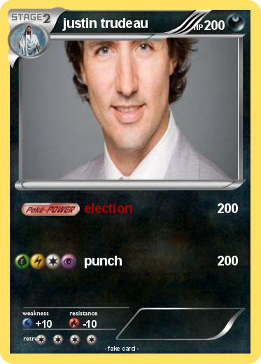 Pokemon justin trudeau