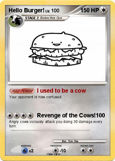 Pokemon Hello Burger!