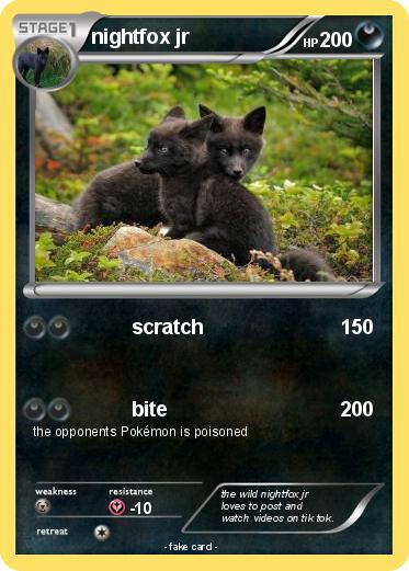 Pokemon nightfox jr