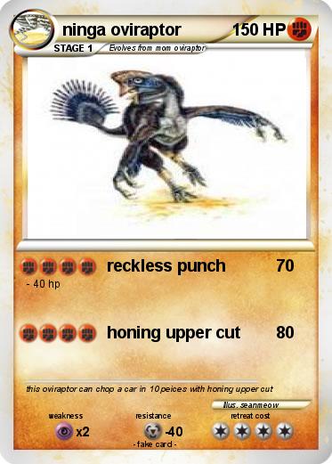 Pokemon ninga oviraptor