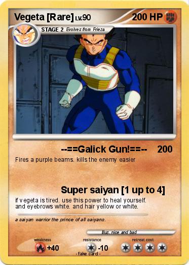 Pokemon Vegeta [Rare]