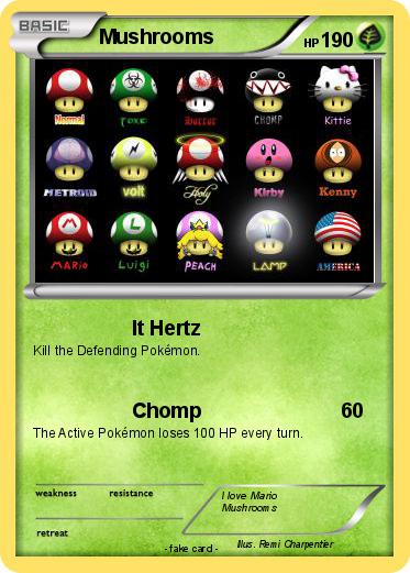 Pokemon Mushrooms