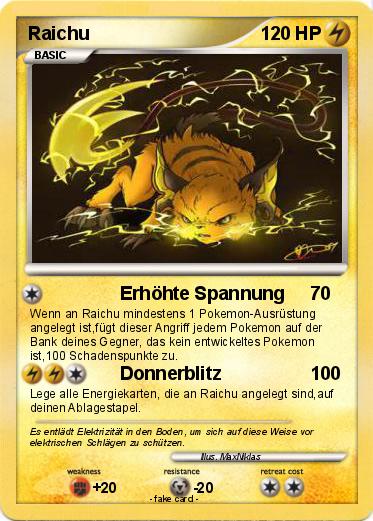 Pokemon Raichu