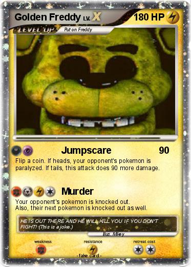 Pokemon Golden Freddy