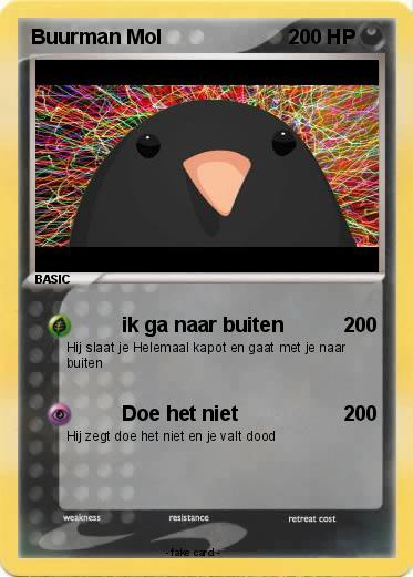 Pokemon Buurman Mol