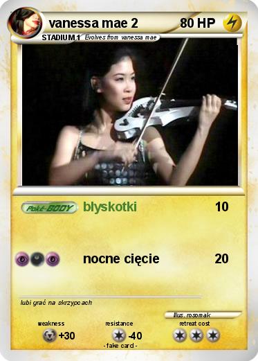 Pokemon vanessa mae 2