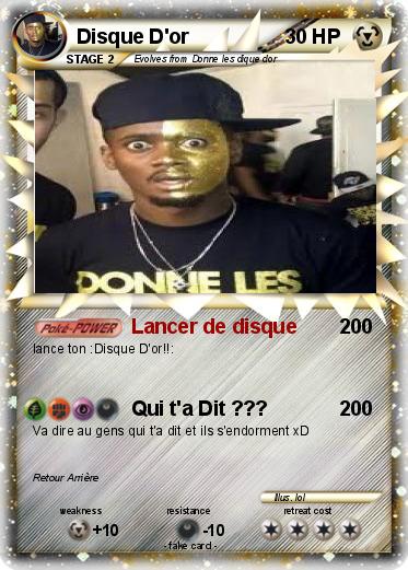 Pokemon Disque D'or
