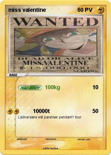 Pokemon miss valentine