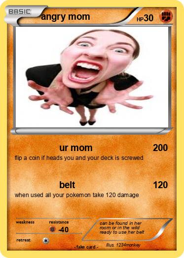 Pokemon angry mom