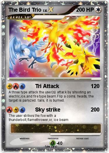 Pokemon The Bird Trio