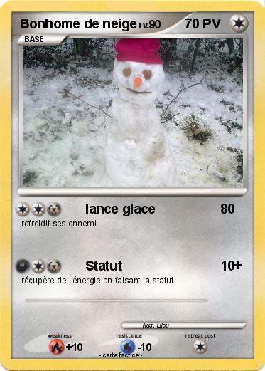 Pokemon Bonhome de neige