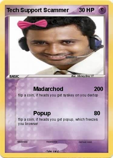 Pokemon Tech Support Scammer