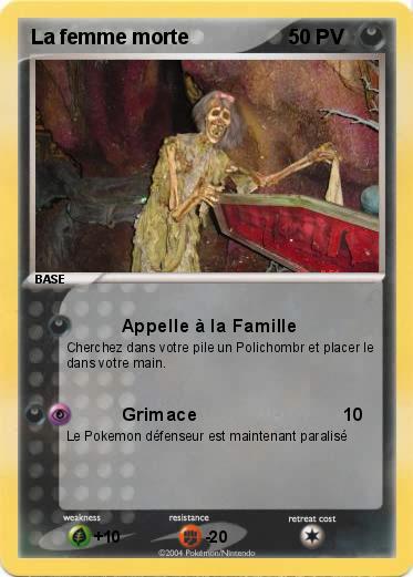 Pokemon La femme morte